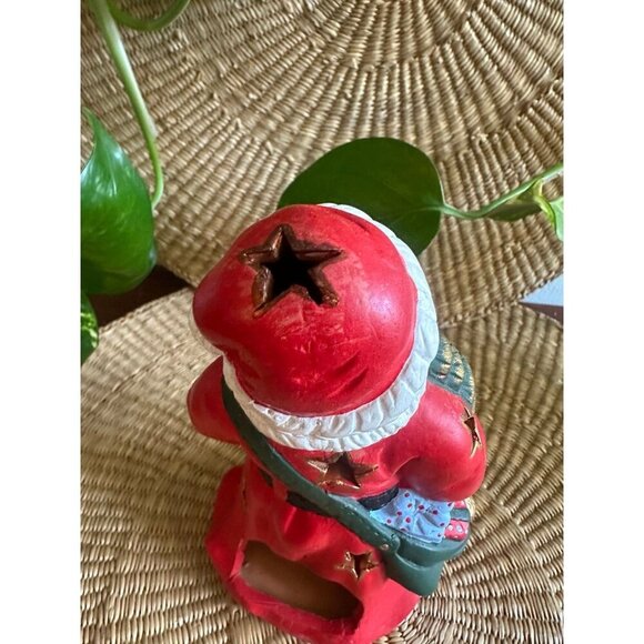Vintage Santa Claus Candle Holder - Picture 6 of 9